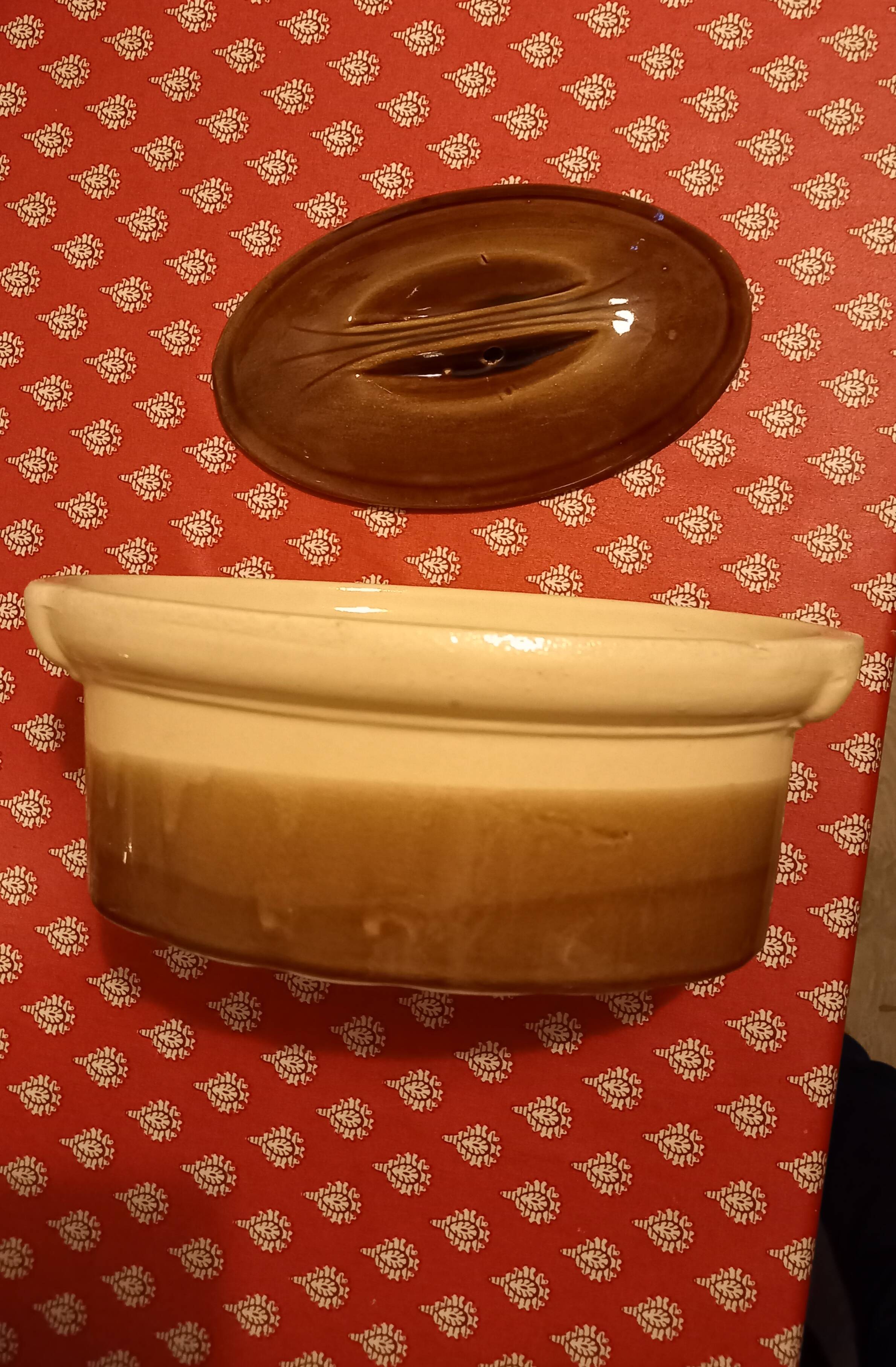 Old vintage oven dish