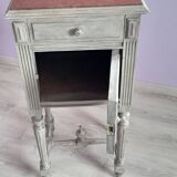Louis XVI lacquered bedside table