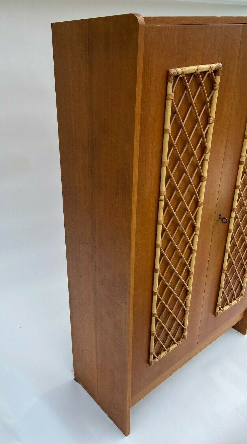 Rattan wardrobe 1950