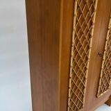 Rattan wardrobe 1950