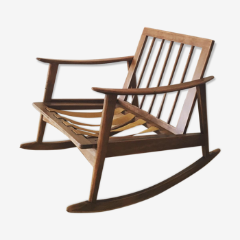 Fauteuil à bascule scandinave, 1960