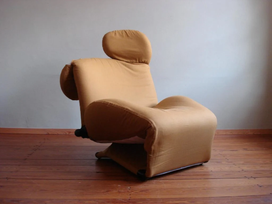 Fauteuil Wink modèle 111 par Tashiyuki Kita pour Cassina, années 1980