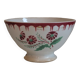 Bol vintage Sarreguemines Annie décor fleurs