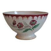 Bol vintage Sarreguemines Annie décor fleurs