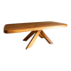 Pierre Chapo. Dining table model "T35D", in light oak.