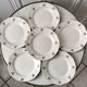 Set of 6 dessert plates Digoin Sarreguemines 50s