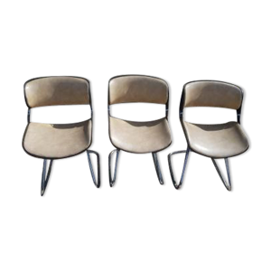 lot 3 chaises design