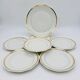 6 dessert plates and the serving dish, Philippon & Bruchet.