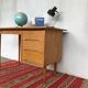 Bureau en chêne clair pieds fuseaux 1950/1960