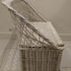 Banquette coffre enfant osier
