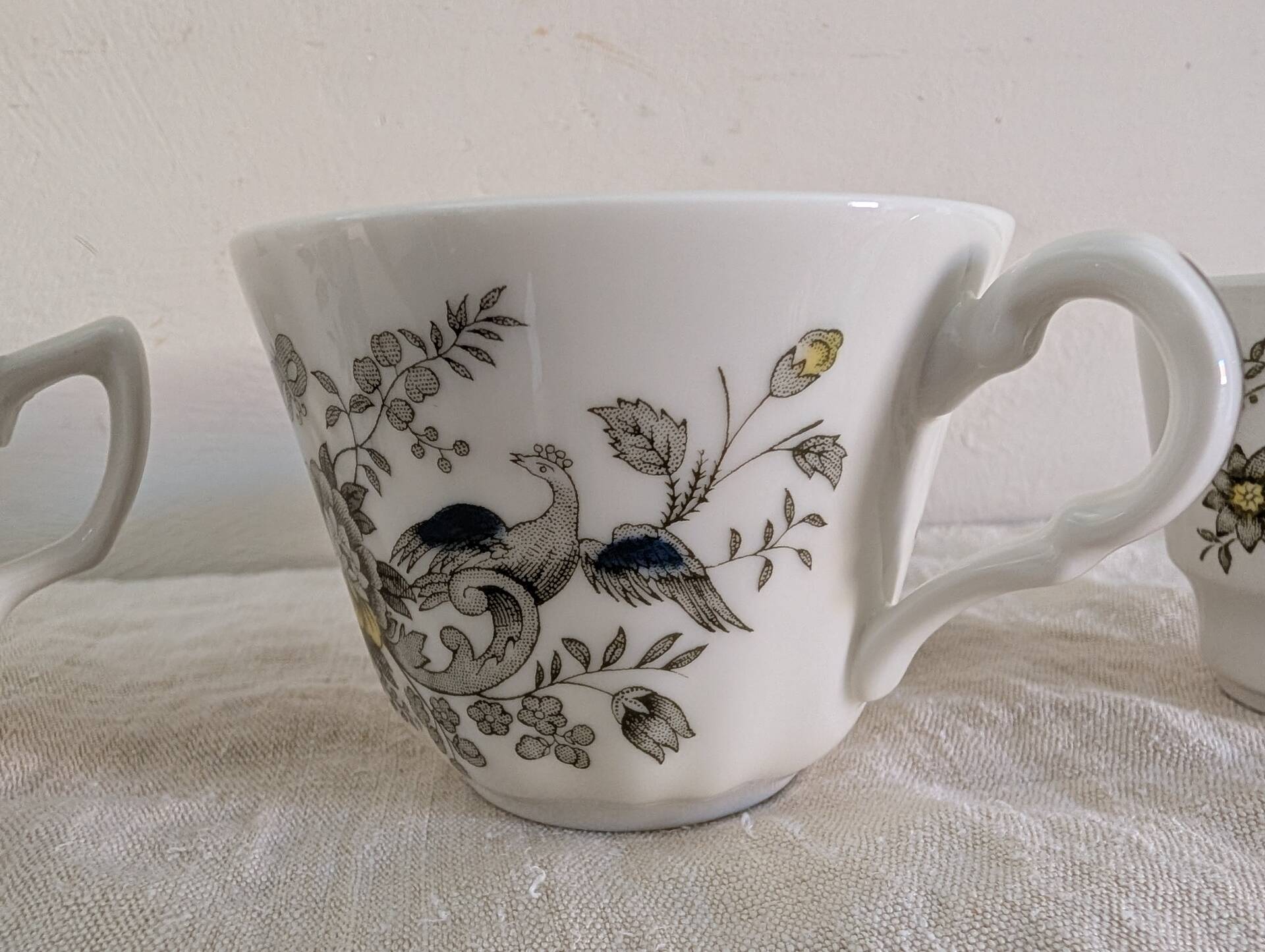 6 tasses Windsor 1981 – Jardin anglais fleuri