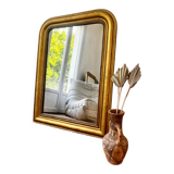 Miroir ancien Louis-Philippe perlé 108 × 78cm