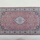 Vintage wool rug with fringe design Persian bijar 175x94cm