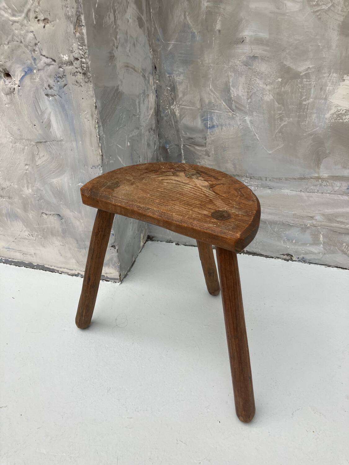 Brutalist tripod stool