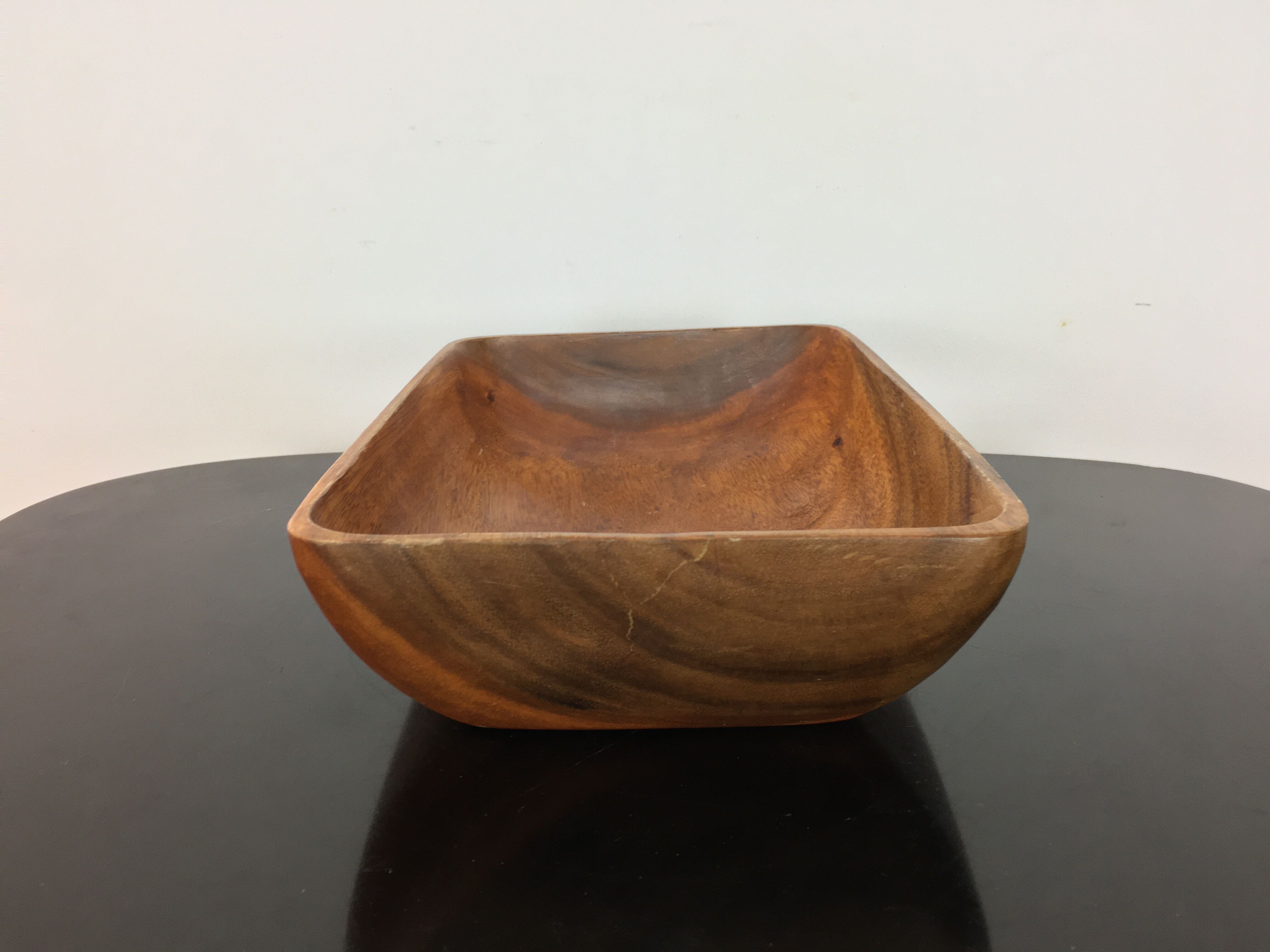 Scandinavian fruit cut in teak, wood