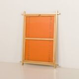 Italian mid century brass mirror in the style of Romeo Rega, 1970s