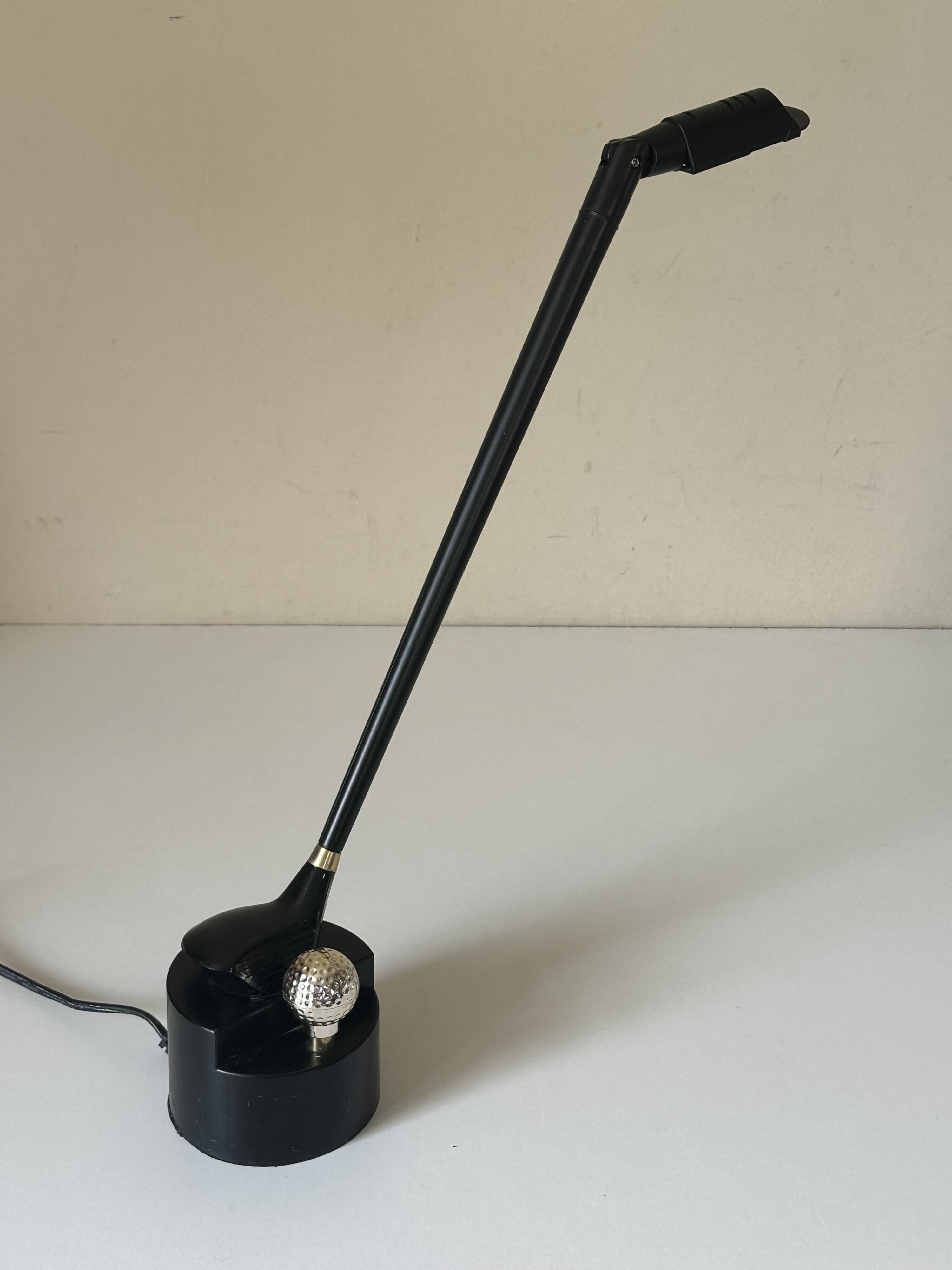 Vintage design golf lamp from the 80s
