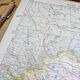 Mongolia, Asia. Geographical map printed in 1900.