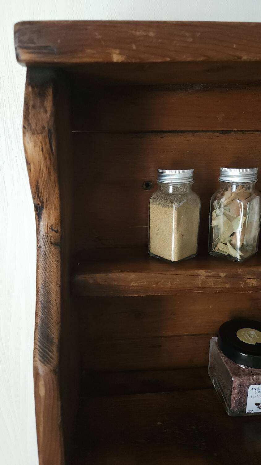 Old country wall shelf