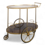 Vintage serving trolley or rolling table