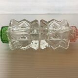 Sel et poivre verre moulé à facettes