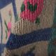 Vintage Turkish handmade rug 110x132 cm