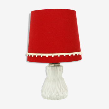Table lamp with illuminated glass base 1950