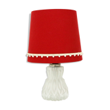 Table lamp with illuminated glass base 1950