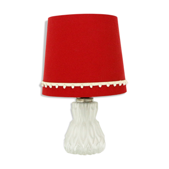 Table lamp with illuminated glass base 1950