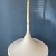White Space Age Suspension "Witch Hat" Mid-Century