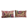 Set of 2 vintage velvet cushion covers 30x46 cm