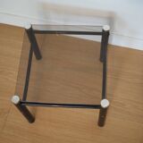 Smoked glass side table