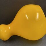 Orange opaline chandelier circa 1970