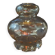 Amber glass lampshade