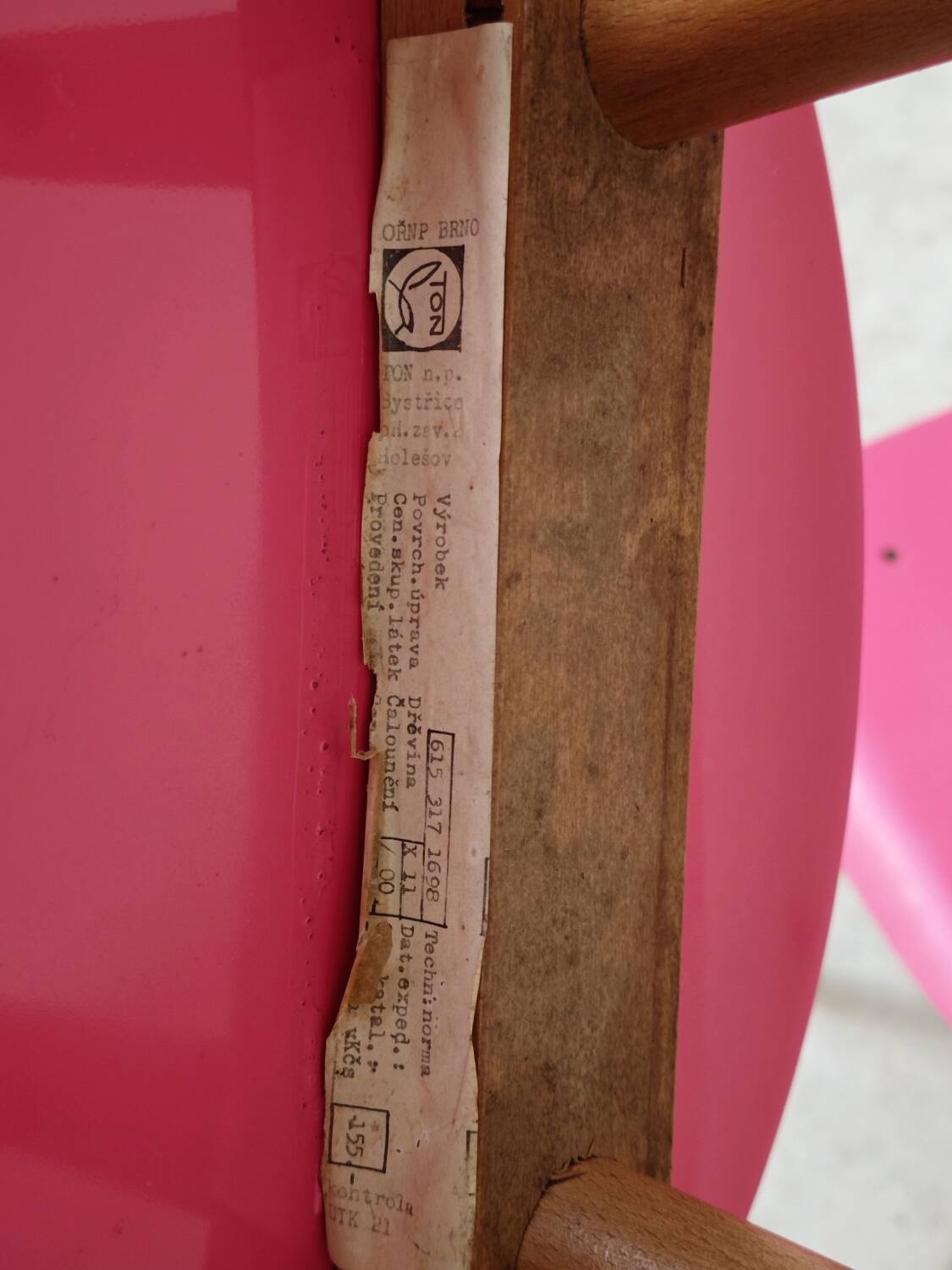 Pair of chairs by Ton Bystrice "Thonet"