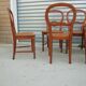 Série de 6 chaises cannées