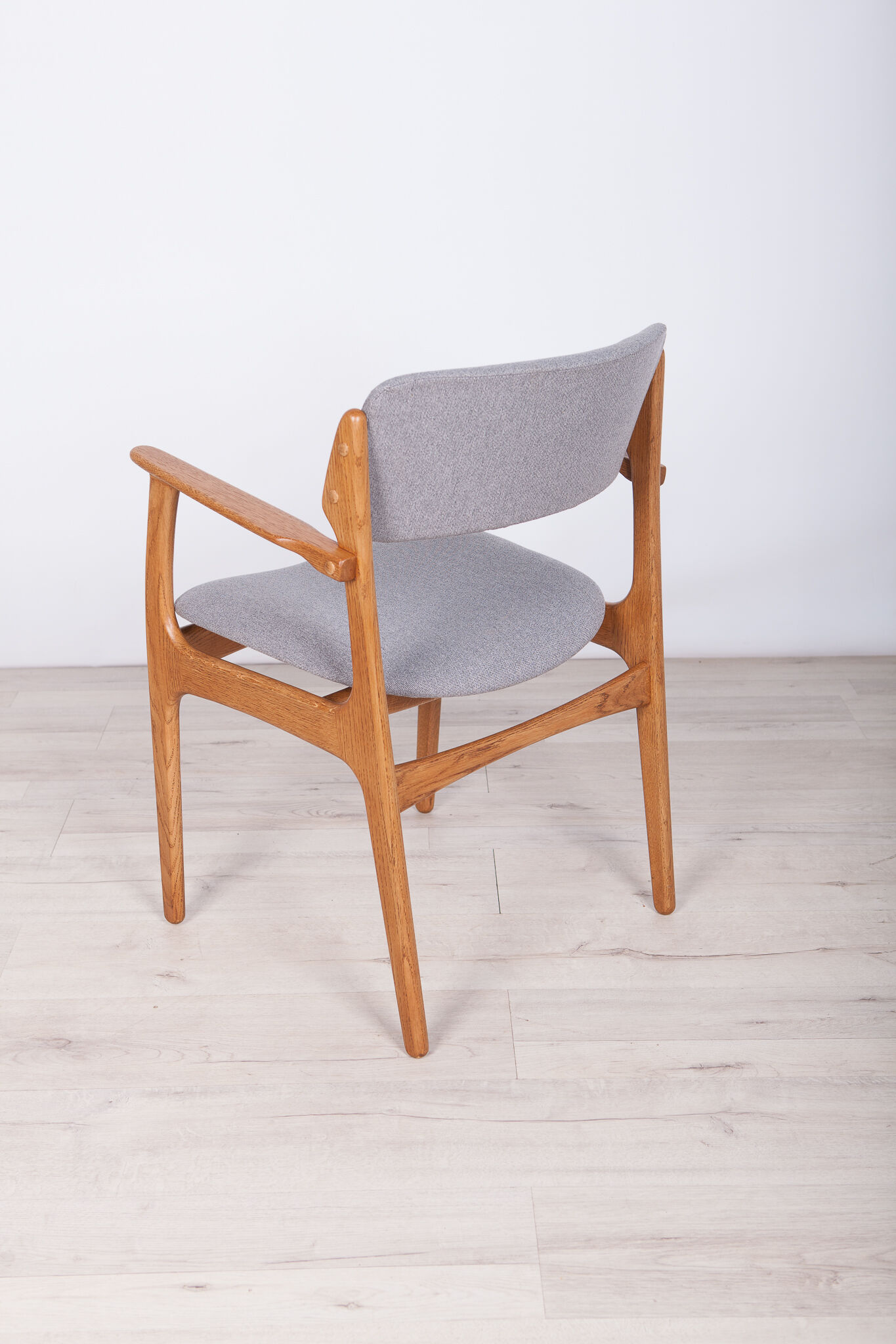 Oak Model 49 Dining Chairs by Erik Buch for Odense Maskinsnedkeri / O.D. Møbler, 1960s, Set of 6