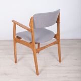 Oak Model 49 Dining Chairs by Erik Buch for Odense Maskinsnedkeri / O.D. Møbler, 1960s, Set of 6