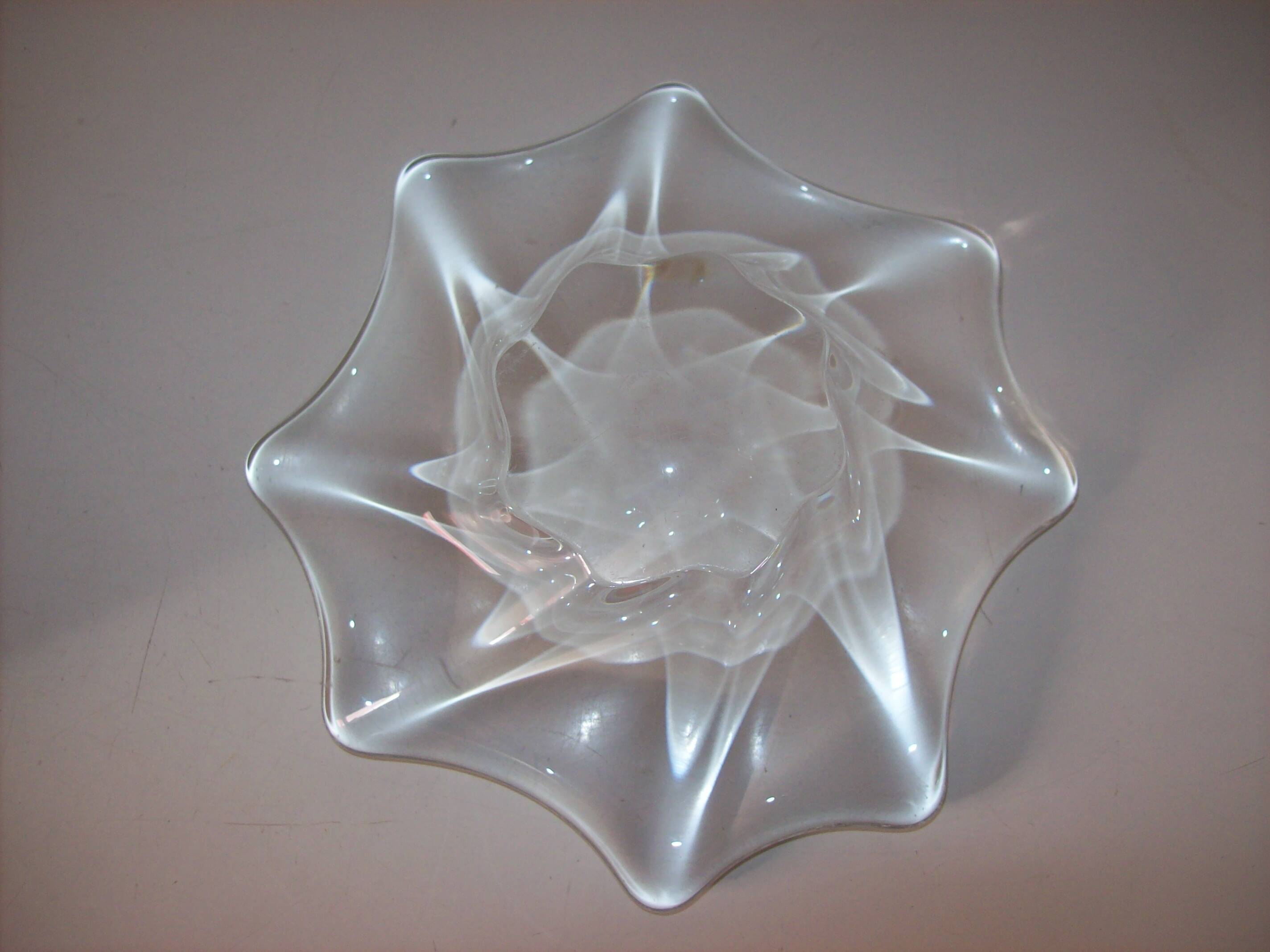 Baccarat crystal pocket tray
