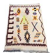 Moroccan Berber Rug - Moroccan Wool Rug - New Azilal Rug - Beni ourain Style
