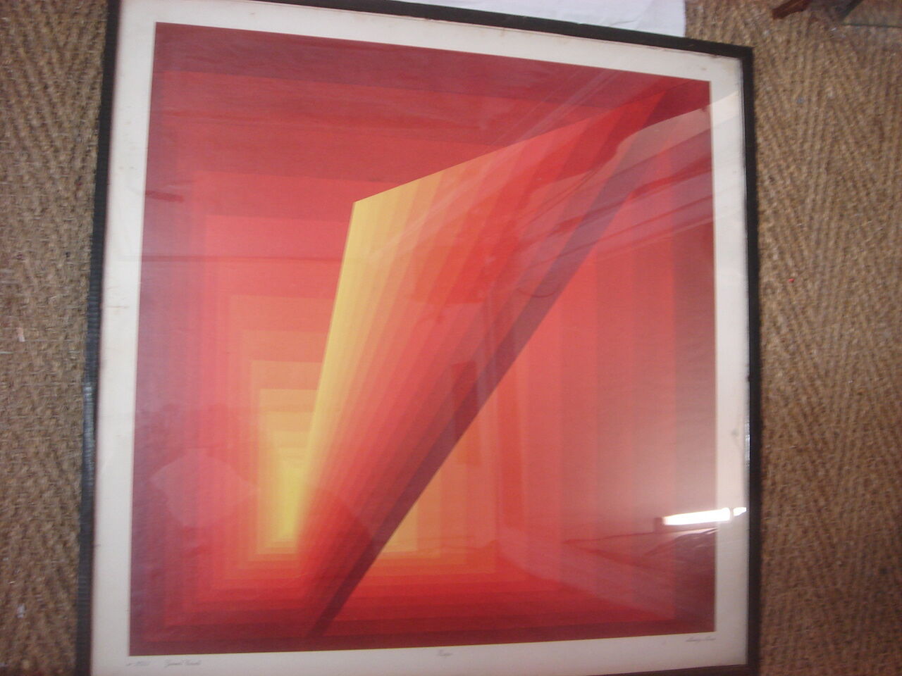 Gérard Casali exhibition poster from 1970