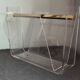 Vintage Roche Bobois plexiglass magazine door