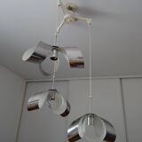Stainless steel flower cascade suspension, 1970