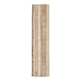 2x10 Narrow Brown Beige Turkish Runner Rug, 69x301Cm