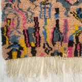 Handcrafted Moroccan Berber carpet 135 x 94 CM