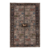 Tapis turc vintage fait main
