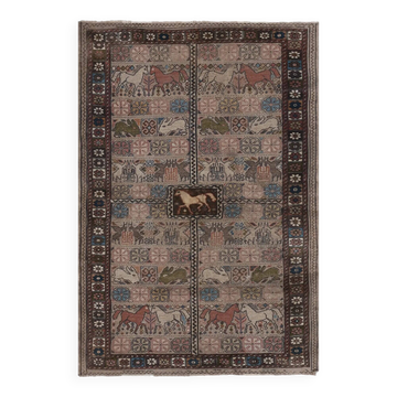 Tapis turc vintage fait main