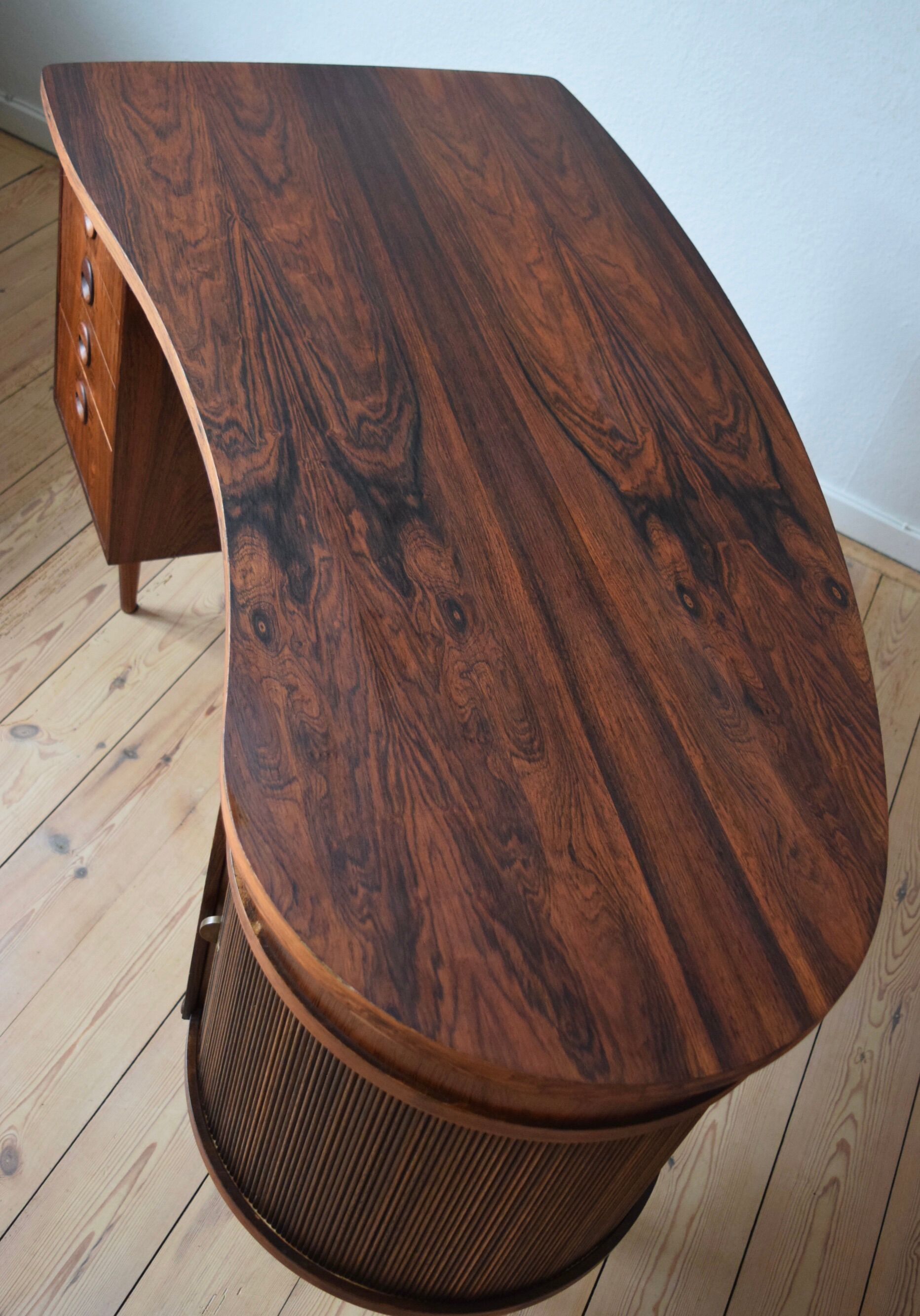 Danish Midcentury Kai Kristiansen Rosewood Desk, 1960s