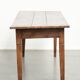 Antique oak table from the 19th century with a walnut top for 6 to 8 people