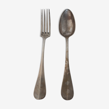 Set de couverts anciens en argent